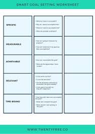 6 Simple Smart Goal Templates To Make Goal Setting Insanely Easy And Effective Twentyfree Smart Goals Template Goals Template Smart Goals