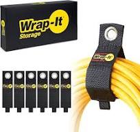 Heavy-Duty Wrap-It Storage Straps, 13-inch (6 Pack) - Hook and Loop  Extension Cord Organizer Hanger, Cord Wrap, Cable Straps for Cables, Hoses,  Rope ...