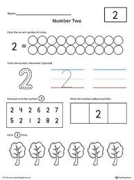 Number 2 Practice Worksheet Preschool Math Numbers Numbers Preschool Preschool Number Worksheets