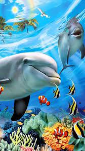 We Love Our Ocean Friends Beautiful Sea Creatures Dolphin Art Sea Animals