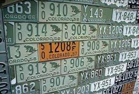 Colorado Skier License Plate Colorado License Plate Skier