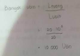 20 cm2 = 10.000 ubin jadi , banyak ubin yg diperlukan 19. Kamar Mandi Lewis Akan Dipasangi Ubin Luas Kamar Mandi 20 M2 Sementara Luas Ubin Masing Masing 20 Brainly Co Id