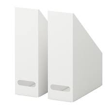Kvissle Magazine File Set Of 2 White Ikea Magazine Files Ikea Magazine File Holders