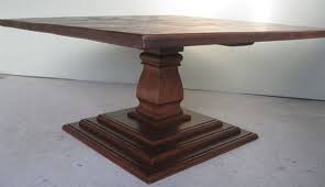 20 Surprising Square Wooden Pedestal Table Bases Home Design Lover Square Wood Dining Tables Pedestal Table Base Wood Pedestal Table Base