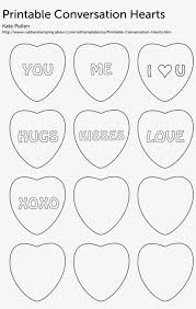 printable blank conversation hearts 23 diagram free transparent png download pngkey