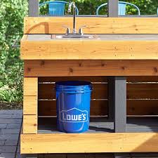 All wood tops are not created the. Outdoor Kitchen With Concrete Countertop