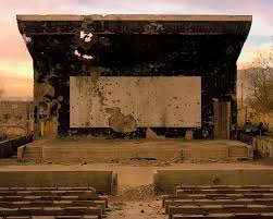 By Simon Norfolk From The Afghanistan Chronotopia Series Bullet Scarred Outdoor Cinema At The Pa War Photography Colorful Landscape Outdoor Cinema