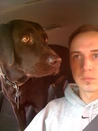 Guinness and I heading out for the best #hangover food