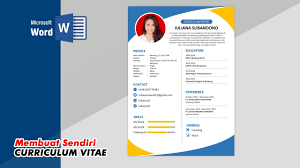 In weniger als 15 minuten. Cara Membuat Cv Lamaran Kerja Di Ms Word Youtube