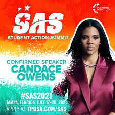 CONFIRMED! Candace Owens Has Officially Joined The Lineup Of Speakers For  TPUSA's 2021 Student Action Summit! 🇺🇸🇺🇸🇺🇸 Don't Miss Out On This  AMAZING Event With The TOP Conservative Voices & Thousands Of