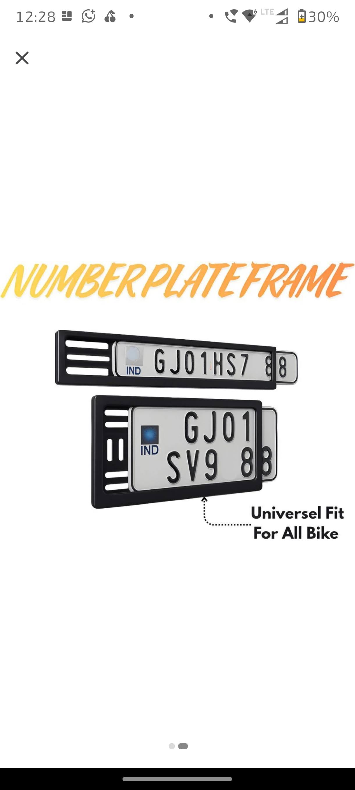No. Plate Frames Set product image