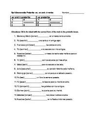 Spanish Preterite Regular Verbs Quiz Preterite Preterite Spanish Regular Verbs