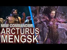 Starcraft II: ARCTURUS MENGSK COMMANDER! First look! - YouTube