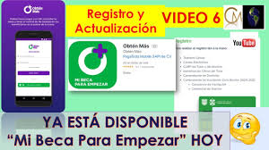 Mi beca para empezar registro. Ya Esta Disponible La Descarga De Aplicacion De Mi Beca Para Empezar Registro Y Actualizacion Youtube