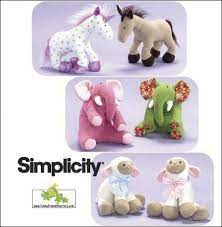 Simplicity 2921 Stuffed Animal Patterns Simplicity Sewing Patterns Sewing Projects