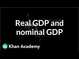 In this video, we explore how price changes can distort gdp using a visual representation of gdp. Real Gdp And Nominal Gdp Video Khan Academy