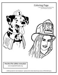 Dalmatian fire dog coloring page clip art library. Keep Kids Fire Safe Kids Page