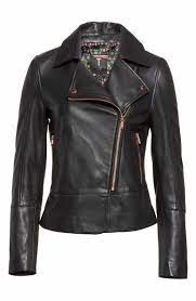 Ted Baker London Lizia Leather Biker Jacket Nordstrom Ted Baker Leather Jacket Leather Biker Jacket Biker Jacket