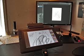 Draw, paint and edit photos freehand with this wacom intuos tablet. Setting Up The Wacom Cintiq 13hd With Ergotron Lx Arm The Art Of Fantasio