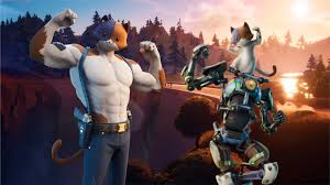 Wallpaper cart offers the latest collection of fortnite wallpapers and background images. Your Skins Are On Twitter Kit Is Meowscles Adorable Little Son