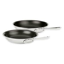All Clad Nonstick 2 Piece Stainless Steel Fry Pan Set Fry Pan Set Pan Set Stainless Steel Dishwasher