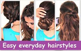 Easy Everyday Hairstyles Lazy Hairstyles Easy Lazy Hairstyles Everyday Hairstyles