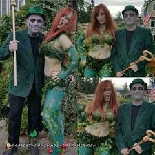 For each knot, i used two different shades of tulle. Coolest 75 Homemade Poison Ivy Costumes For Halloween