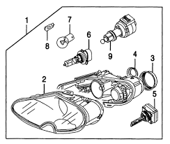 Low power inverter circuit diagram. Xk8 Xkr X100 Front Headlamps Jaguar Xk8 And Xkr Parts And Accessories
