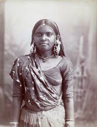 File:A young Indian woman in Bombay.jpg ...