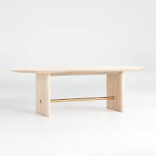 Oli Oval Dining Table Crate And Barrel In 2020 Oval Table Dining Natural Wood Dining Table Dining Table