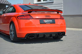With each generation, audi seem to keep getting it just right. Diffusor Heck Ansatz Passend Fur Audi Tt Rs 8s Schwarz Matt 8s Tt Tts Ttrs Audi Maxton Fahrzeugtechnik Turboperformance Shop