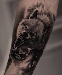 Black And Grey Wolf Tattoo Awesome Black Gray Wolf Tattoo C Tattoo Artist Inal Bersekov Wolf Tattoo Design Wolf Tattoo Grey Wolf Tattoo