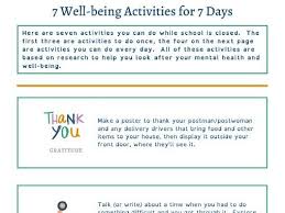 Maybe you would like to learn more about one of these? Coronavirus 7 Wellbeing Activities For 7 Days Ks2 Teaching Resources