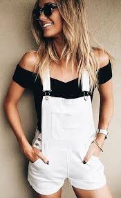 Convert old jeans into detachable dungaree/overalls( shorts and full leg version). How To Wear Overall Jeans Casual And Chic Clothes Cute Outfits Fashion
