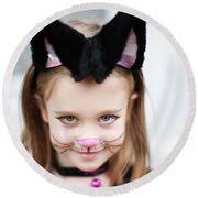 A Little Girl Is Dressed Like A Kitty Photograph by David Ellis