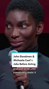 John Goodman and Michaela Coel shared what jobs they had before they became  actors at a #sagaftrafound Q&A for 'Black Earth Rising' in 2019. #acting  #actorslife #actors #actorsoftiktok #careeradvice