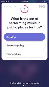 Aug 05, 2019 · trivia questions, in spite of the tag of triviality, can be fascinating, particularly the ones which give out bizarre and uncanny facts. Hq App How To Win Money Playing Trivia With Your Phone Money