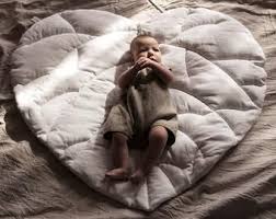 Baby Di Lino Foglia Trapuntato Stuoia Tappetino Nursery Stuoia Etsy Bed Linen Sets Grey Linen Bedding Black Bed Linen