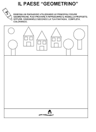 Schede Didattiche Figure Geometriche Per Bambini Di 4 5 Anni Istruzione Domiciliare Geometria Forme Di Apprendimento