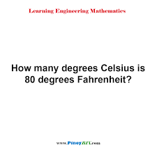 First of all just type the fahrenheit (°f) value in the text field of the conversion form to start converting ° the decimals value is the number of digits to be calculated or rounded of the result of fahrenheit to celsius conversion. Solution How Many Degrees Celsius Is 80 Degrees Fahrenheit