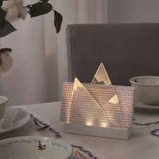 Vinterfest Led Li Pecetelik Beyaz Ikea Yilbasi Urunleri Napkin Holder Ikea Ikea I