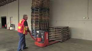 The biggest problem we encountered was how to close and open the gate with. Powered Pallet Truck Moving A Load Youtube