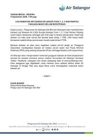 It is as another information and complaint channel in order to provide better services to water consumers of selangor, kuala lumpur and putrajaya. Latest Update On Water Crisis Malaysia