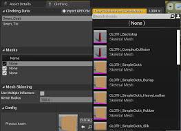 Fashion is an ever evolving aspect of human life. Clothing Tool Unreal Engine Documentation