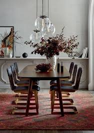 Eighty Inches Of Midcentury Modern Glory Extends An Additional Thirty With A Single Leaf Designed By J In 2020 Dining Table Brass Pendant Light Extension Dining Table