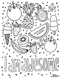 Our interactive activities are interesting and help children develop important skills. I Am Awesome Coloring Sheet Growth Mindset For Kids Etsy Cool Coloring Pages Coloring Books Coloring Pages For Kids
