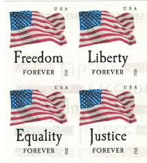 USPS Forever Stamps Four Flags Booklet