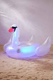 Giant Light Up Led Swan Pool Float Swan Pool Float Inflatable Pool Floats Cool Pool Floats