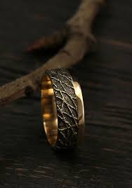 Unusual Black Gold Wedding Band Rustic Black Ring Men S Etsy In 2020 Rings For Men Mens Wedding Rings Black Rings