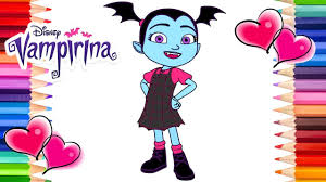 Let your child explore the meaning of love, affection and friendship with our collection of coloring sheets. Disney Vampirina Coloring Page Vampirina Coloring Book Vee Wolfie And Demi Youtube